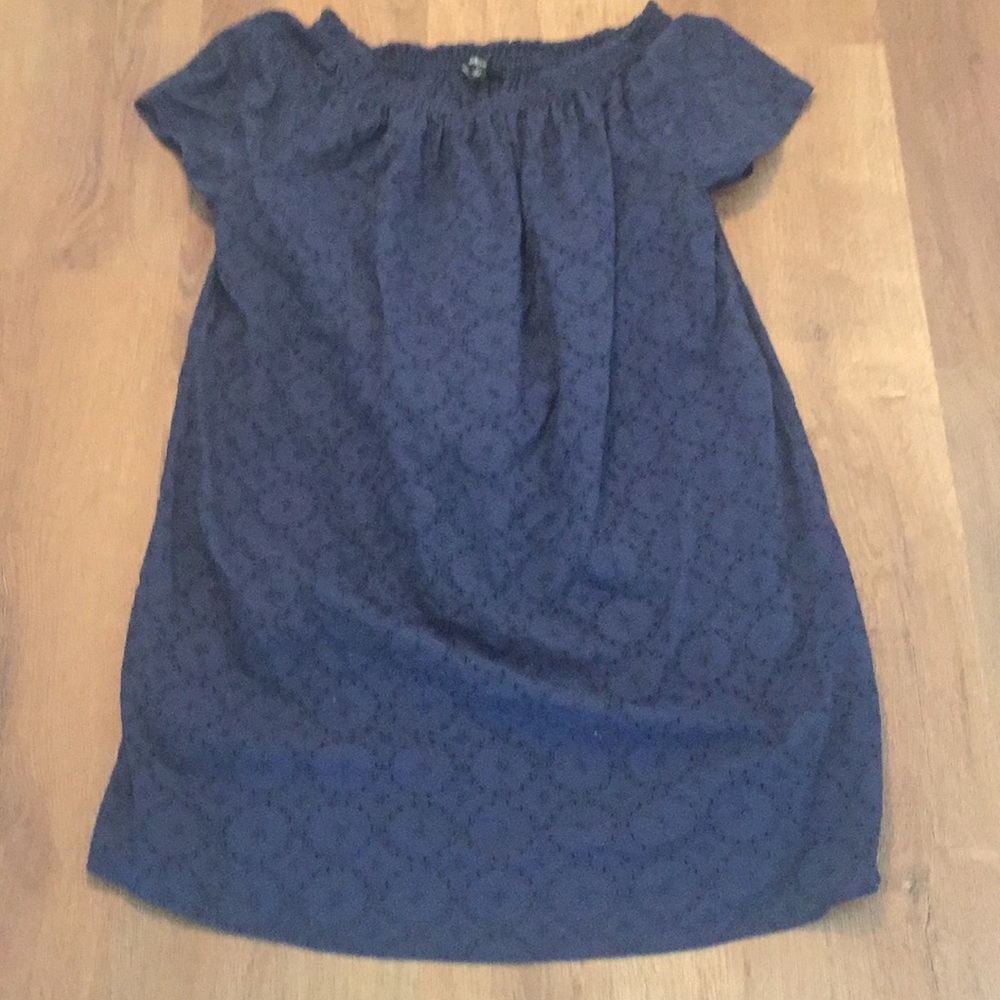 Navy cotton dress